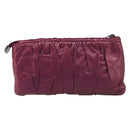 GUCCI Chain Clutch Bag Leather Pink Silver 229397 Auth 209726A-3