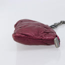 GUCCI Chain Clutch Bag Leather Pink Silver 229397 Auth 209726A-4