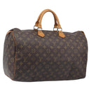 LOUIS VUITTON Monogram Speedy 40 Hand Bag M41522 LV Auth 209727A-1
