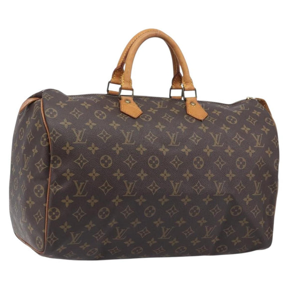 LOUIS VUITTON Monogram Speedy 40 Hand Bag M41522 LV Auth 209727A