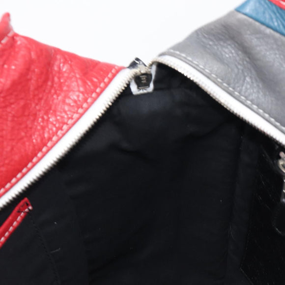 Balenciaga Bazaar Shopper S Tote Bag Leather 2way Multicolor 443096 Auth 209729A