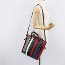 Balenciaga Bazaar Shopper S Tote Bag Leather 2way Multicolor 443096 Auth 209729A-26