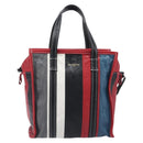Balenciaga Bazaar Shopper S Tote Bag Leather 2way Multicolor 443096 Auth 209729A-13