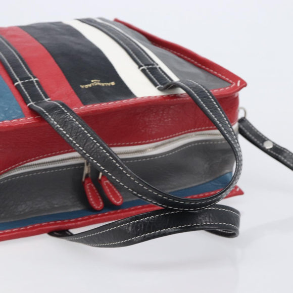 Balenciaga Bazaar Shopper S Tote Bag Leather 2way Multicolor 443096 Auth 209729A