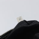 PRADA Hand Bag Saffiano leather Black Emerald Green Auth 209730A-12