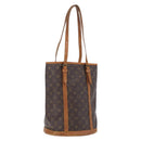 LOUIS VUITTON Monogram Bucket GM Shoulder Bag M42236 LV Auth 209731-1