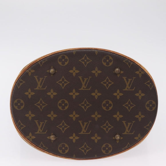 LOUIS VUITTON Monogram Bucket GM Shoulder Bag M42236 LV Auth 209731