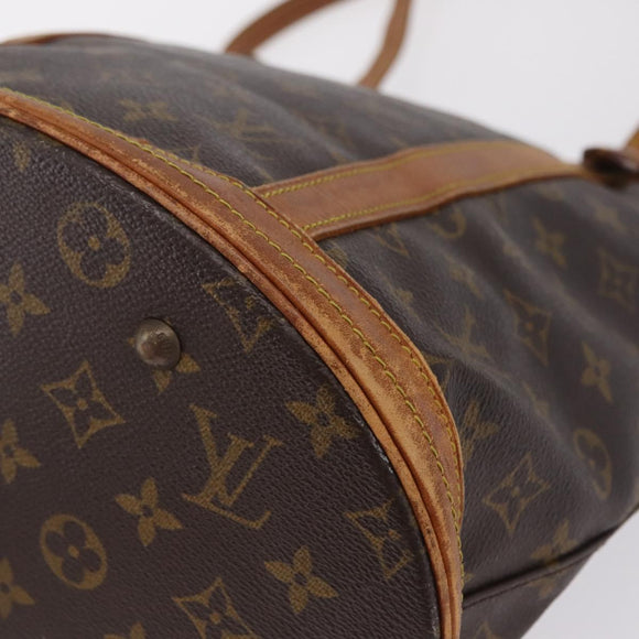 LOUIS VUITTON Monogram Bucket GM Shoulder Bag M42236 LV Auth 209731