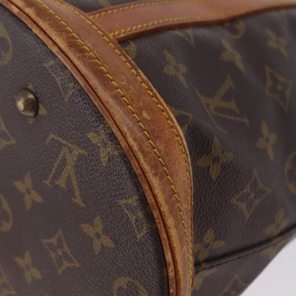 LOUIS VUITTON Monogram Bucket GM Shoulder Bag M42236 LV Auth 209731