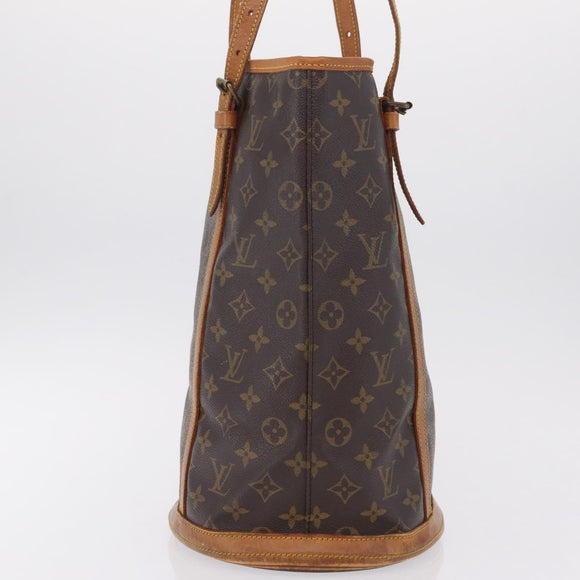 LOUIS VUITTON Monogram Bucket GM Shoulder Bag M42236 LV Auth 209731