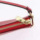 LOUIS VUITTON Epi Pochette Accessoires Accessory Pouch Red M52947 Auth 209733V-15