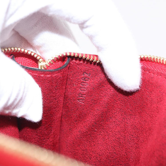 LOUIS VUITTON Epi Pochette Accessoires Accessory Pouch Red M52947 Auth 209733V