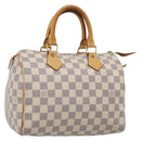LOUIS VUITTON Damier Azur Speedy 25 Hand Bag N41534 LV Auth 209735V-1