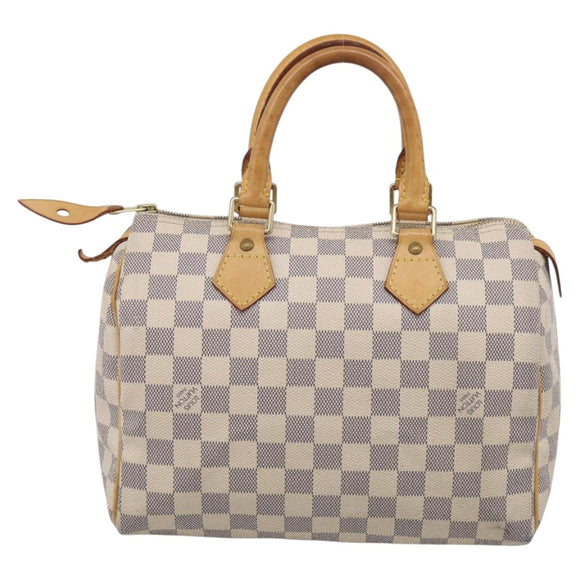 LOUIS VUITTON Damier Azur Speedy 25 Hand Bag N41534 LV Auth 209735V