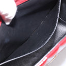 Saint Laurent Chain Shoulder Bag Patent Red Gold Tone 532595 Auth 209736M-22