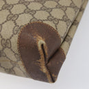 GUCCI GG Supreme Web Sherry Line Tote Bag PVC Beige 002 983 0163 Auth 209738-10