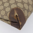 GUCCI GG Supreme Web Sherry Line Tote Bag PVC Beige 002 983 0163 Auth 209738-11