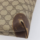 GUCCI GG Supreme Web Sherry Line Tote Bag PVC Beige 002 983 0163 Auth 209738-13