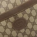 GUCCI GG Supreme Web Sherry Line Tote Bag PVC Beige 002 983 0163 Auth 209738-16