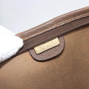 GUCCI GG Supreme Web Sherry Line Tote Bag PVC Beige 002 983 0163 Auth 209738-18