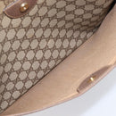 GUCCI GG Supreme Web Sherry Line Tote Bag PVC Beige 002 983 0163 Auth 209738-22