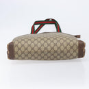 GUCCI GG Supreme Web Sherry Line Tote Bag PVC Beige 002 983 0163 Auth 209738-9