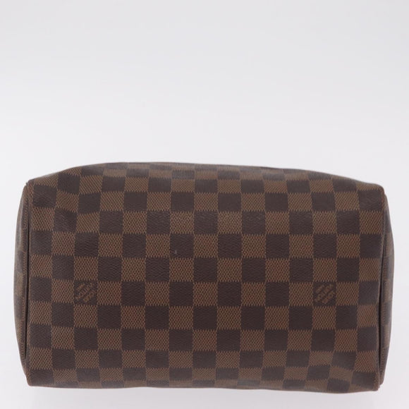 LOUIS VUITTON Damier Ebene Speedy 25 Hand Bag N41532 LV Auth 209739V