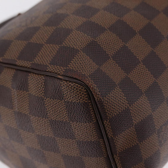 LOUIS VUITTON Damier Ebene Speedy 25 Hand Bag N41532 LV Auth 209739V