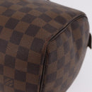 LOUIS VUITTON Damier Ebene Speedy 25 Hand Bag N41532 LV Auth 209739V-15
