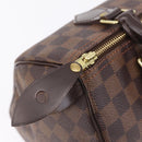 LOUIS VUITTON Damier Ebene Speedy 25 Hand Bag N41532 LV Auth 209739V-17