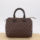 LOUIS VUITTON Damier Ebene Speedy 25 Hand Bag N41532 LV Auth 209739V-25