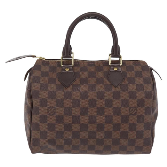 LOUIS VUITTON Damier Ebene Speedy 25 Hand Bag N41532 LV Auth 209739V