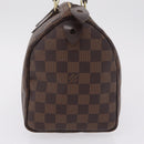 LOUIS VUITTON Damier Ebene Speedy 25 Hand Bag N41532 LV Auth 209739V-4