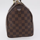 LOUIS VUITTON Damier Ebene Speedy 25 Hand Bag N41532 LV Auth 209739V-5