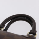 LOUIS VUITTON Damier Ebene Speedy 25 Hand Bag N41532 LV Auth 209739V-9