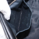Miu Miu Shoulder Bag Leather Black Gold Tone Auth 209743A-23