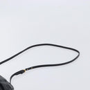 Miu Miu Shoulder Bag Leather Black Gold Tone Auth 209743A-8