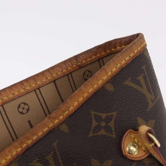 LOUIS VUITTON Monogram Neverfull MM Tote Bag M40156 LV Auth 209744A