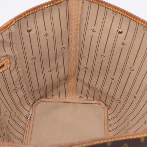 LOUIS VUITTON Monogram Neverfull MM Tote Bag M40156 LV Auth 209744A
