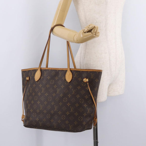 LOUIS VUITTON Monogram Neverfull MM Tote Bag M40156 LV Auth 209744A