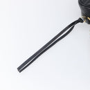 GUCCI GG Marmont Shoulder Bag Leather Black Gold Tone 447632 Auth 209745V-17