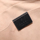 GUCCI GG Marmont Shoulder Bag Leather Black Gold Tone 447632 Auth 209745V-19