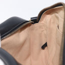 GUCCI GG Marmont Shoulder Bag Leather Black Gold Tone 447632 Auth 209745V-22