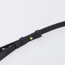 GUCCI GG Marmont Shoulder Bag Leather Black Gold Tone 447632 Auth 209745V-9