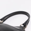 PRADA Shoulder Bag Leather Black Silver Auth 209747V-8