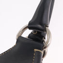 PRADA Shoulder Bag Leather Black Silver Auth 209747V-9