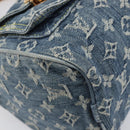 LOUIS VUITTON Monogram Denim Neo Speedy Hand Bag Blue M95019 LV Auth 209750A-14