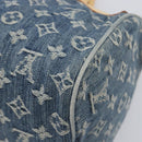 LOUIS VUITTON Monogram Denim Neo Speedy Hand Bag Blue M95019 LV Auth 209750A-15
