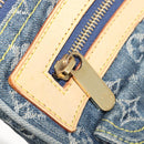 LOUIS VUITTON Monogram Denim Neo Speedy Hand Bag Blue M95019 LV Auth 209750A-26