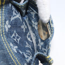 LOUIS VUITTON Monogram Denim Neo Speedy Hand Bag Blue M95019 LV Auth 209750A-28